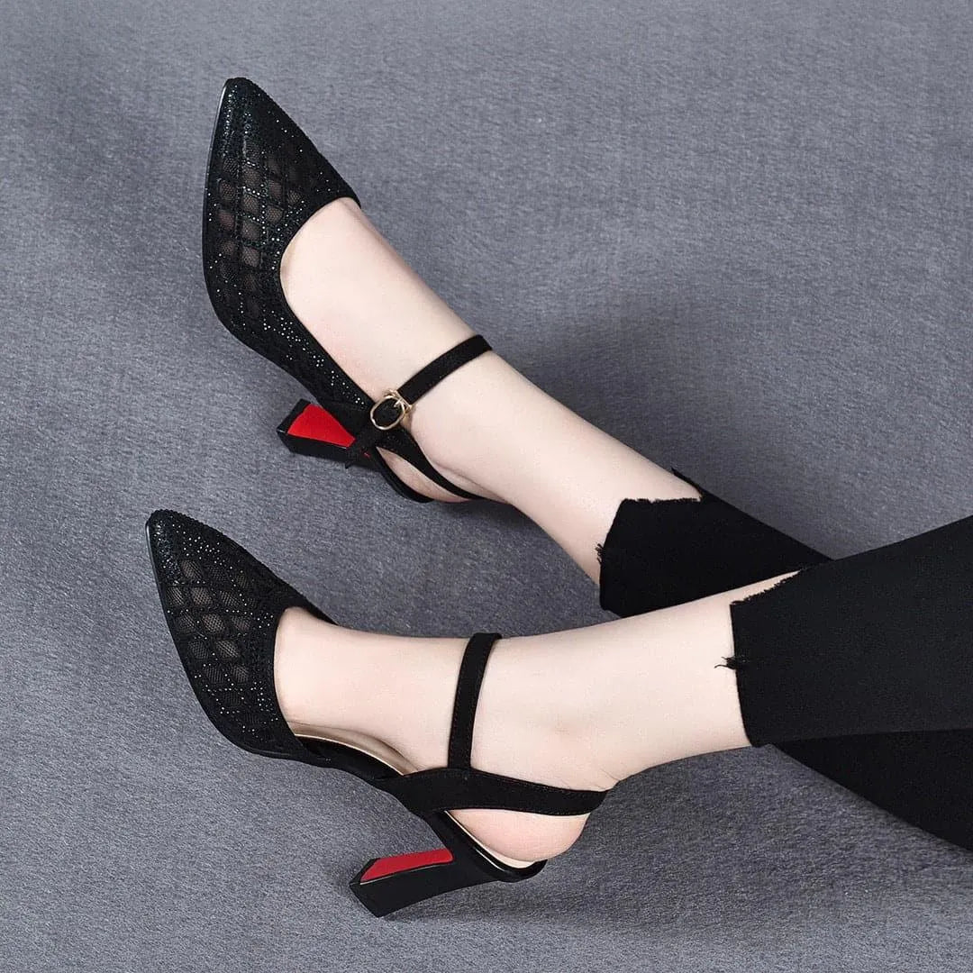 Delyse - Premium-Blockabsatz-Pumps