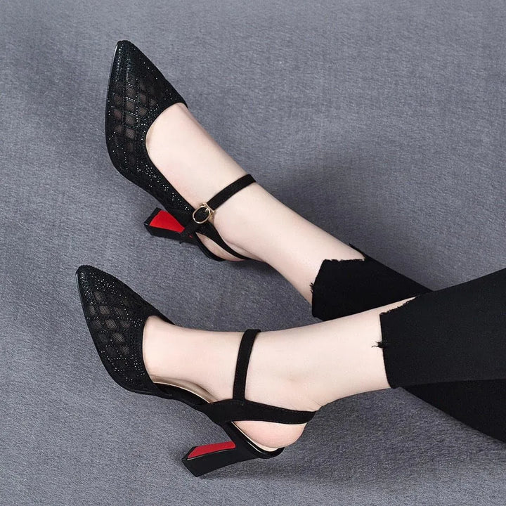 Delyse - Premium-Blockabsatz-Pumps