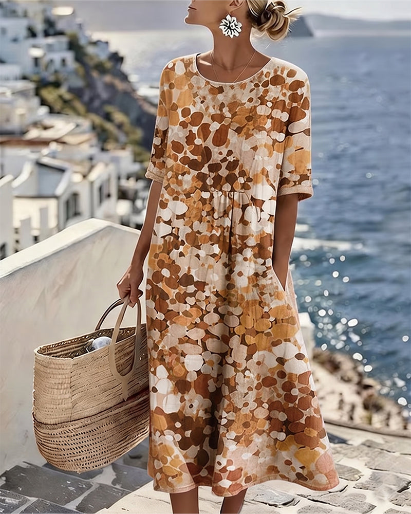 Adria - A-Linien-Midikleid mit weichem Griff