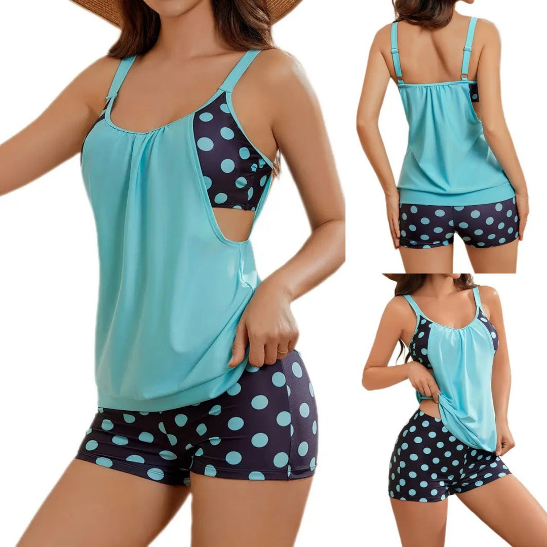 Celandine - Schnelltrocknendes Bikini-Set mit Retro-Polka-Dots