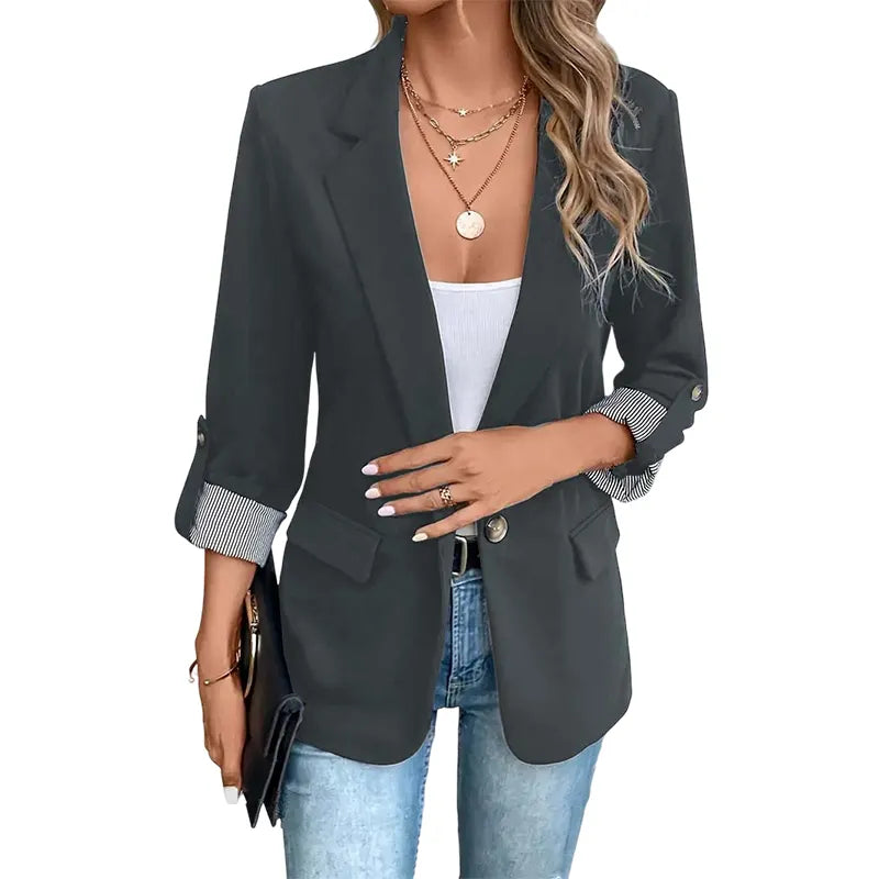 Neravelle - Taillierter Blazer mit aufgerollten Ärmeln