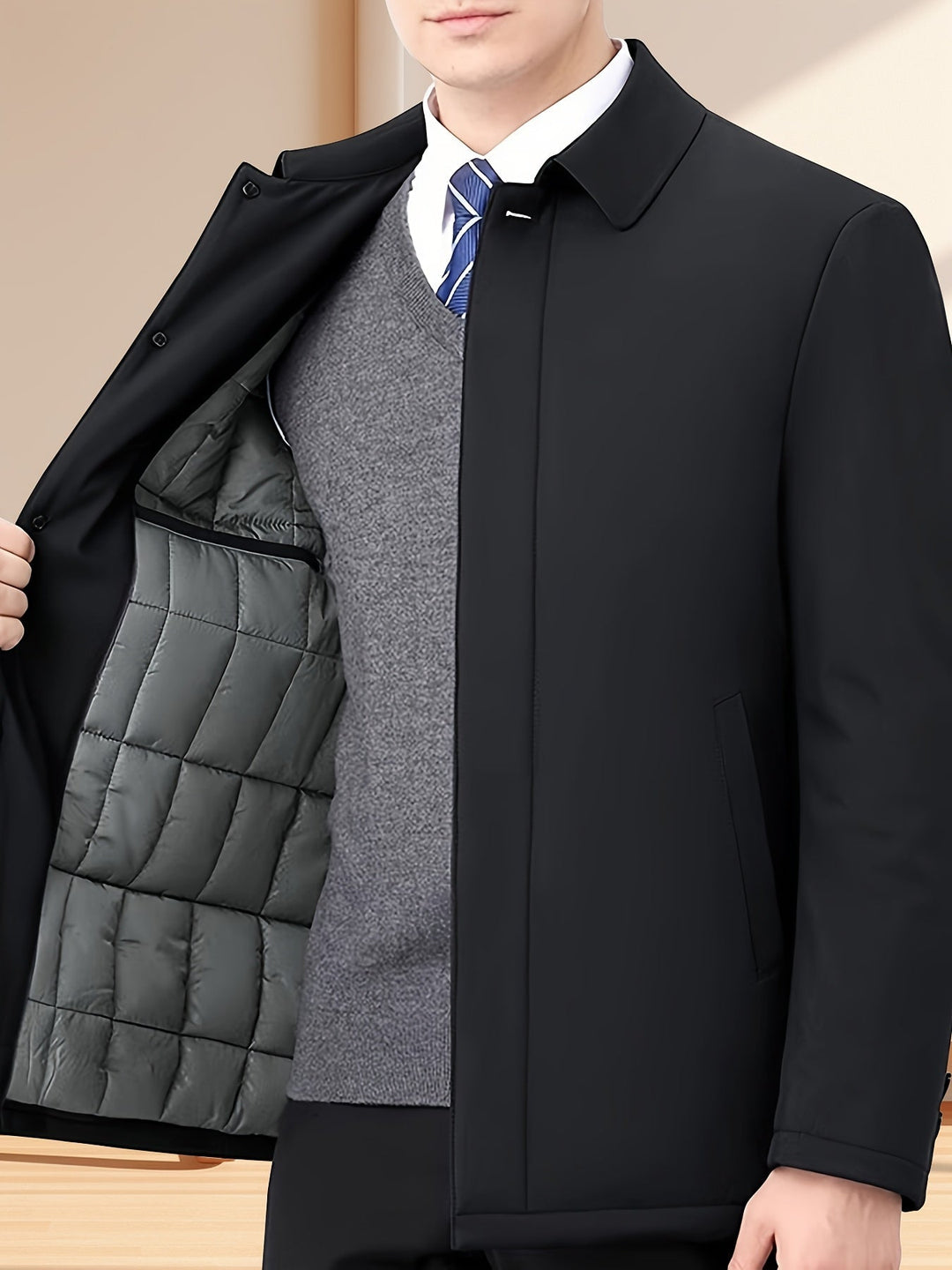 Beldren - Klassische strukturierte Jacke