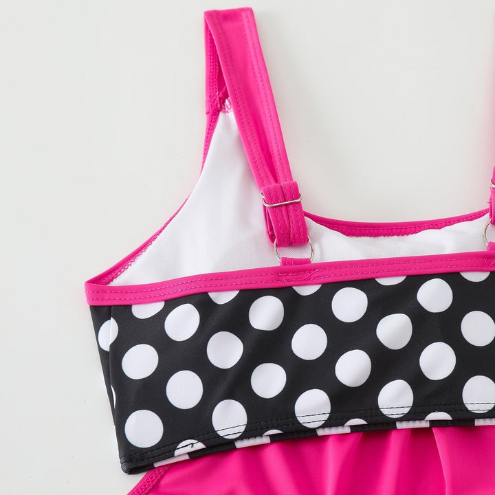 Celandine - Schnelltrocknendes Bikini-Set mit Retro-Polka-Dots
