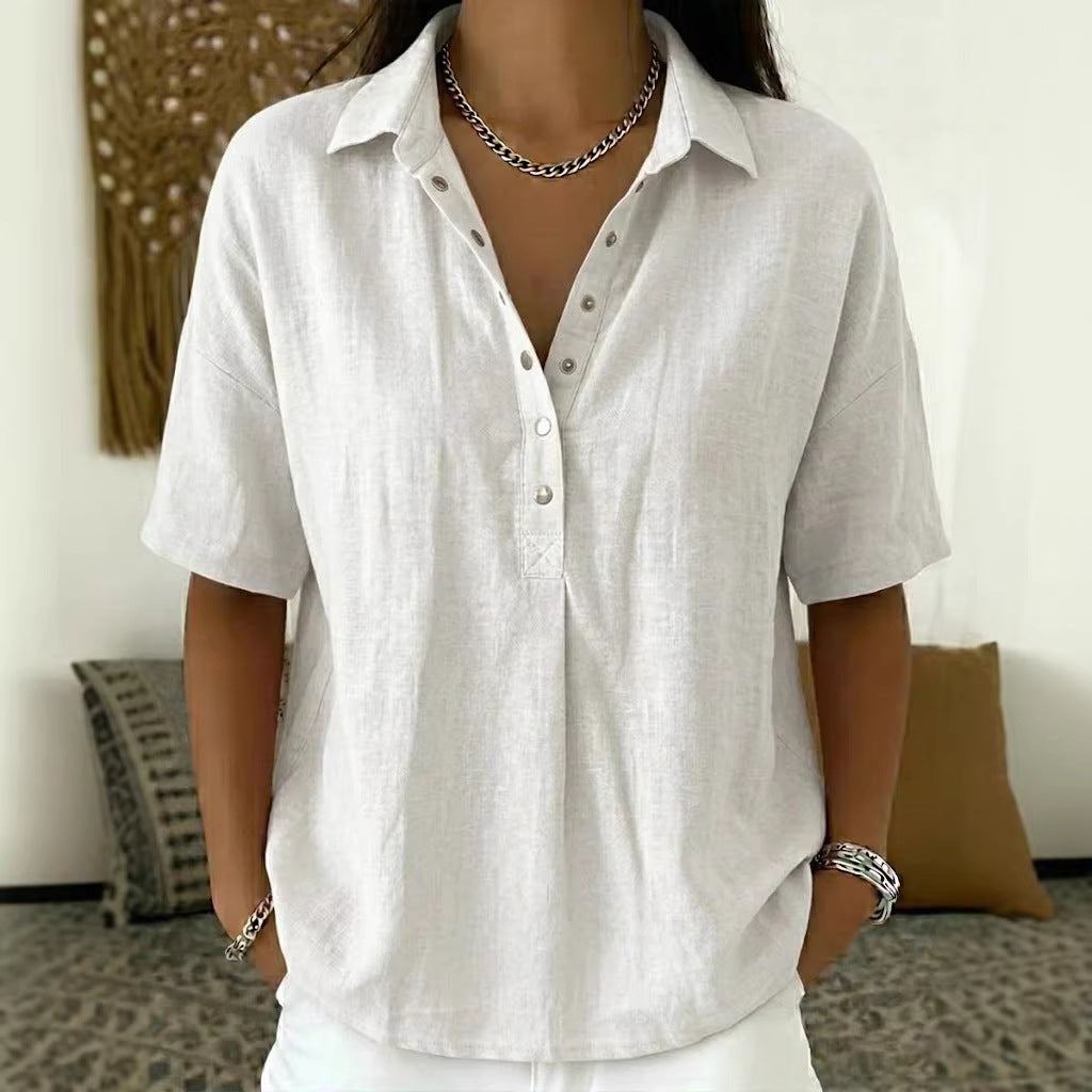 Eulalia - Bluse mit Soft-Touch-Kragen