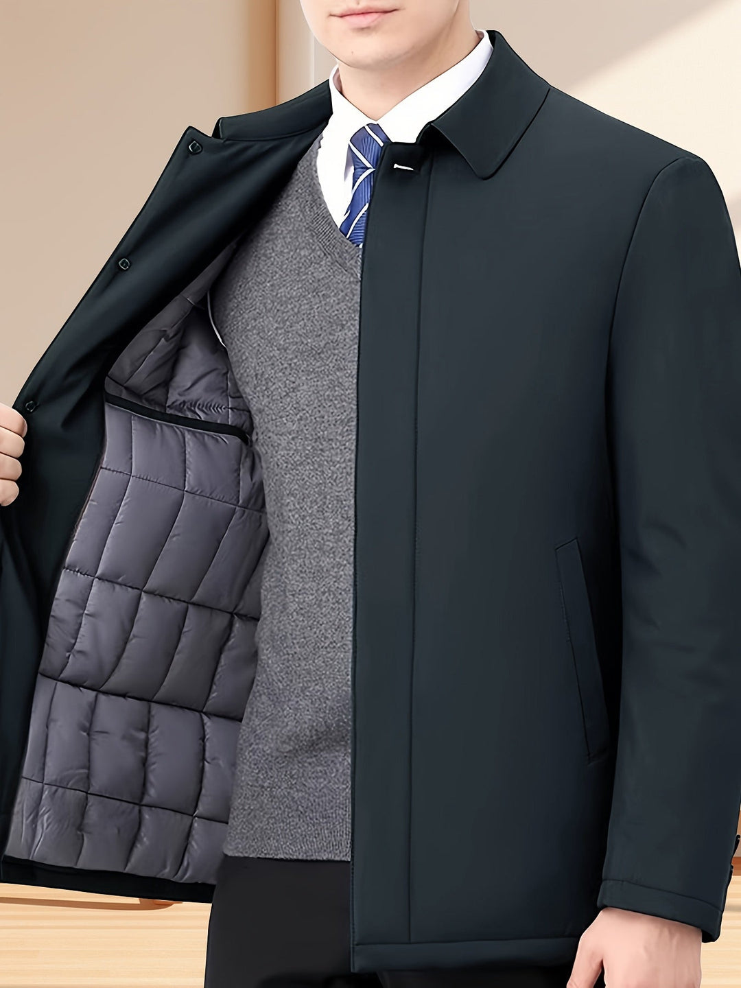 Beldren - Klassische strukturierte Jacke