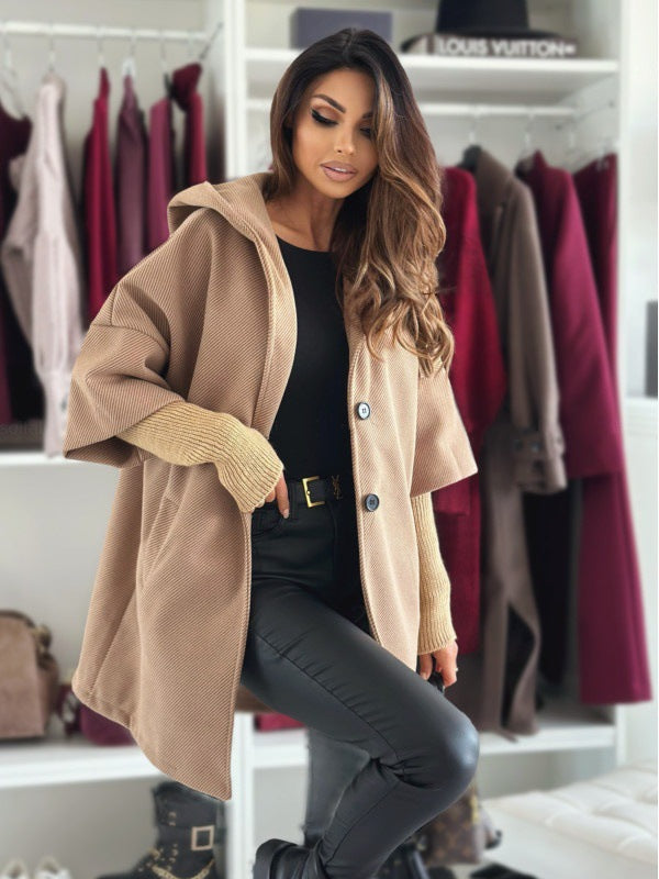 Esteliane - Lässig geschnittener Cardigan mit Cape-Ärmeln