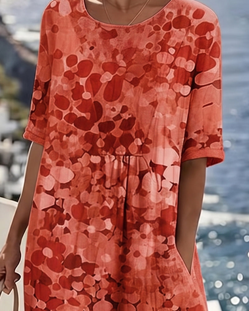 Adria - A-Linien-Midikleid mit weichem Griff