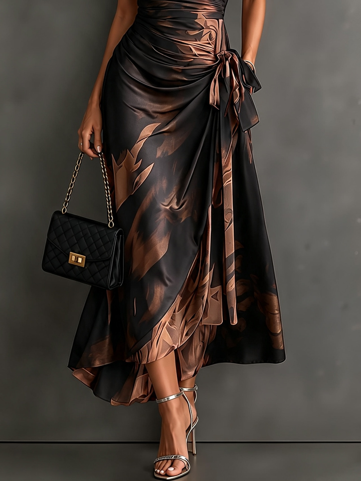 Kaia - Softtouch-Wickel-Hemdblusenkleid