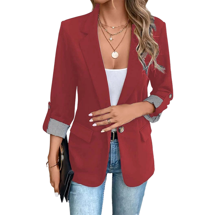 Neravelle - Taillierter Blazer mit aufgerollten Ärmeln