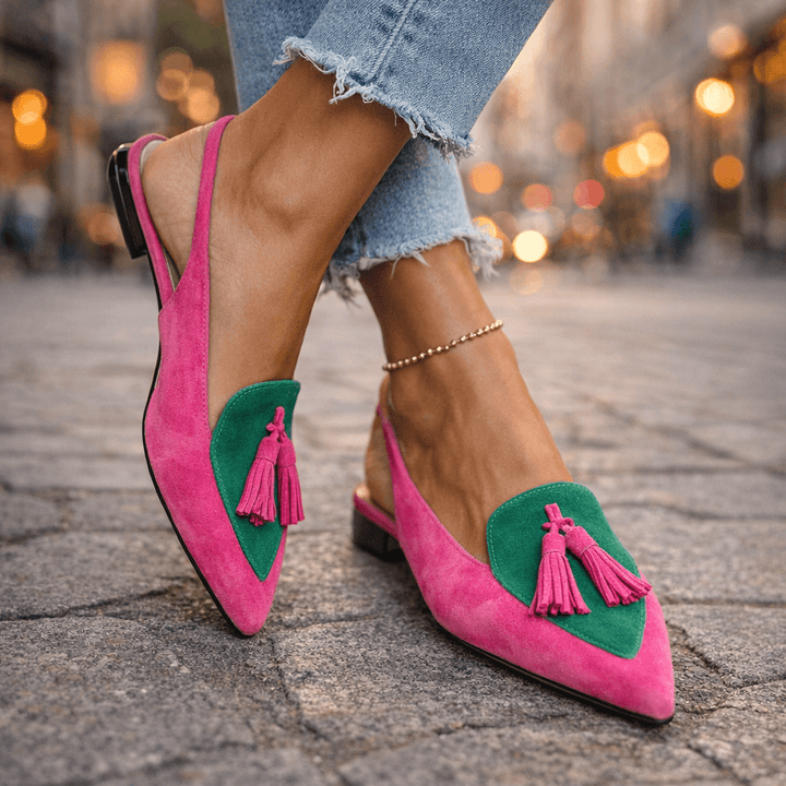 Belvara - Hochwertige Slingback-Ballerinas