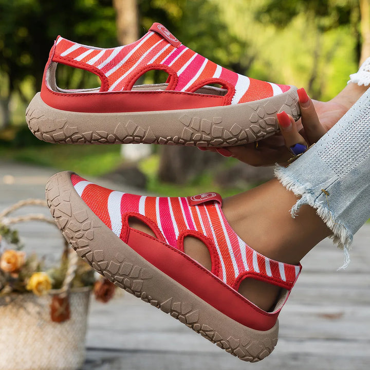 Maelina - Gepolsterte orthopädische Wanderschuhe