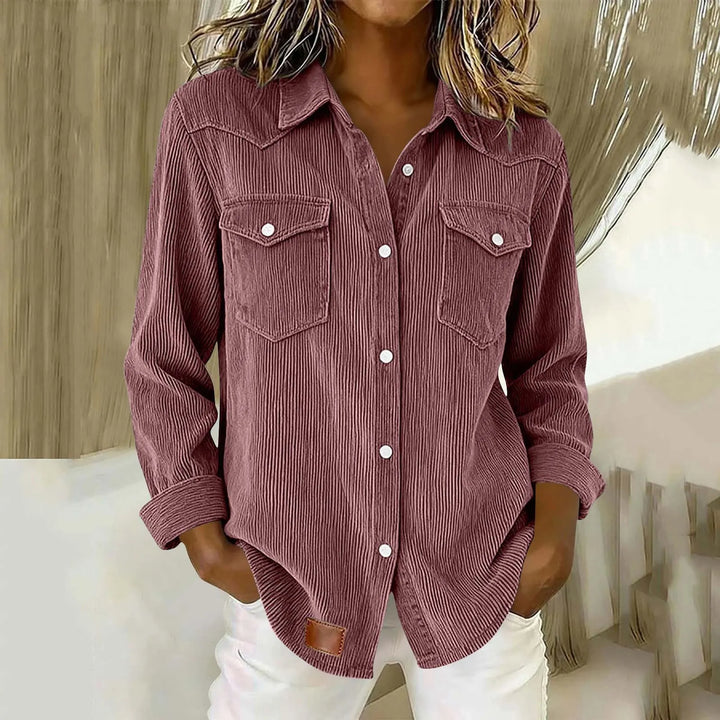 Loredana - Soft-Touch-Hemd mit Knopfleiste