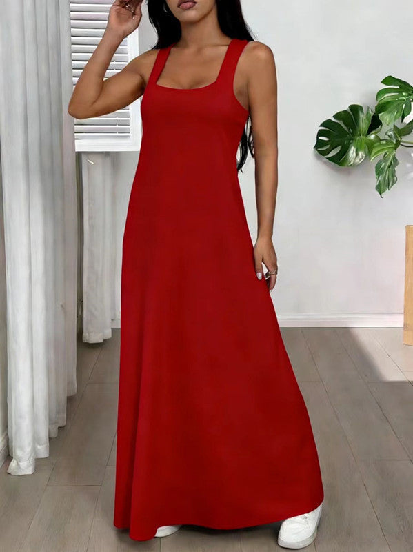 Evania - Zweiteiliges Maxikleid-Set im Lagenlook