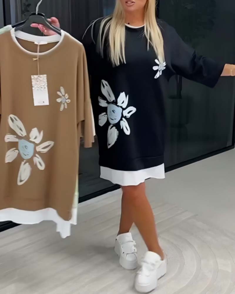 Helia - Soft-Touch-Sweatshirtkleid