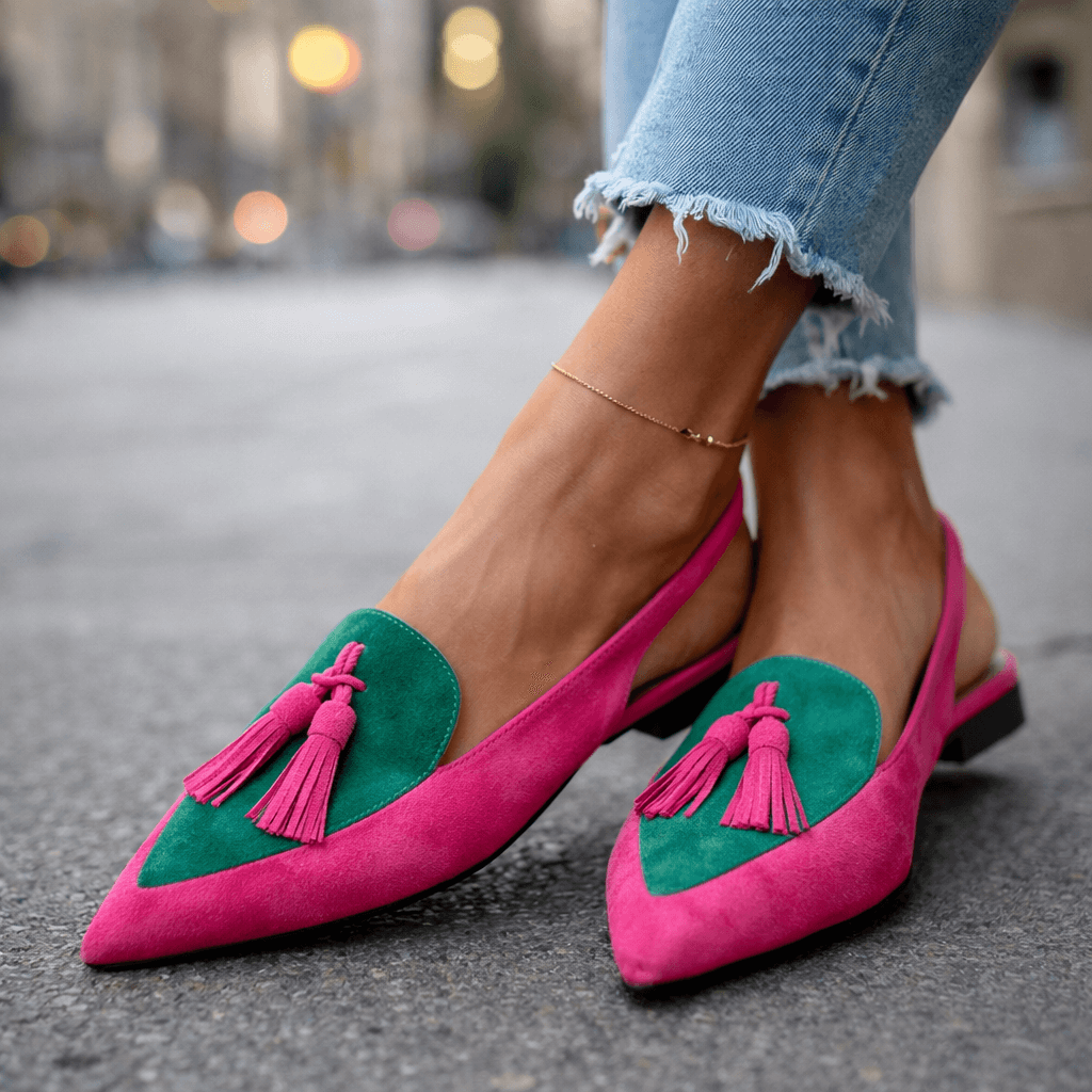 Belvara - Hochwertige Slingback-Ballerinas