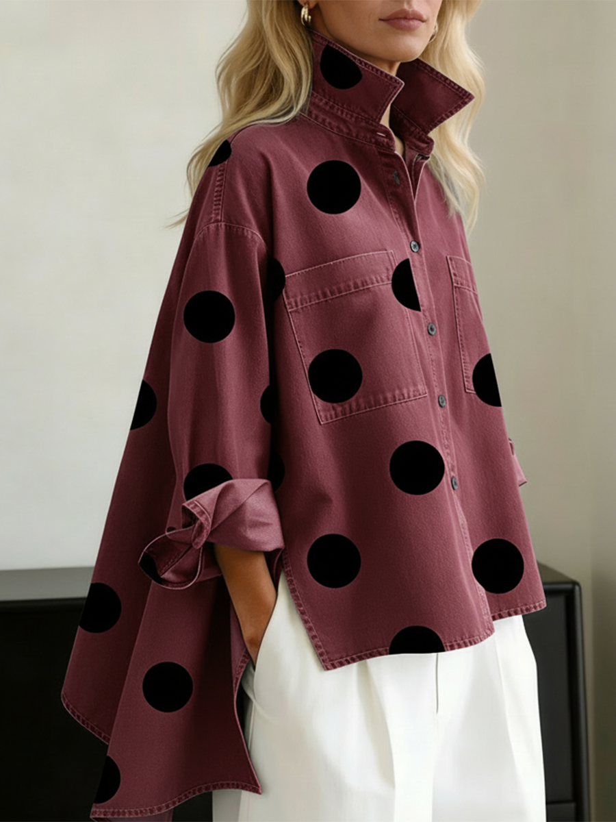 Kelsey - Bluse mit weicher Haptik und Stickerei