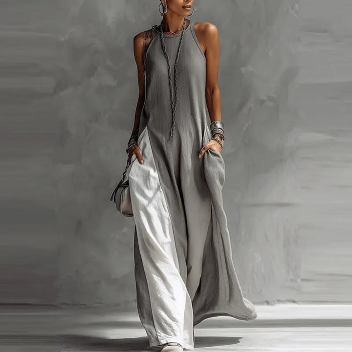 Zarella - Softtouch Colourblocking-Maxikleid