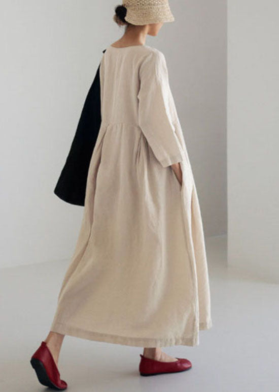 Olive - luftiges Patchwork-Kleid