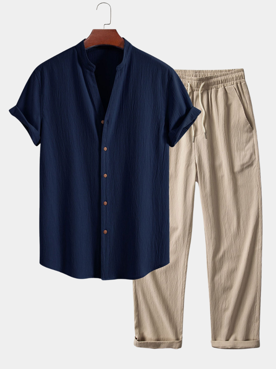 Adrian - Leichter Sommer-Zweiteiler aus Hemd und Hose