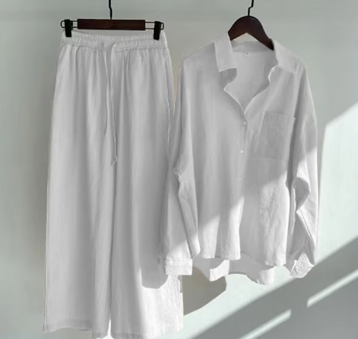 Kairi - Set aus Oversize-Bluse und Palazzo-Hose