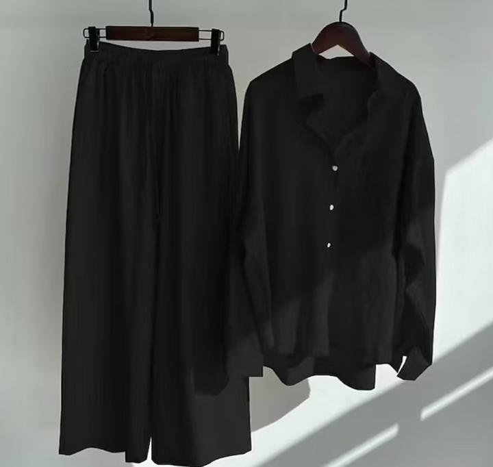 Kairi - Set aus Oversize-Bluse und Palazzo-Hose