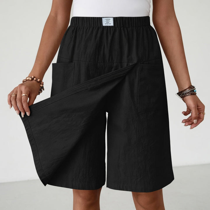 Fiorisse - Premium-Stretch-Skort mit Wickeloptik vorn