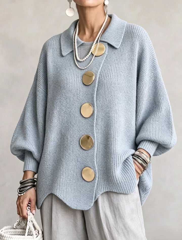Kaelinae - schwerer Oversize-Cardigan