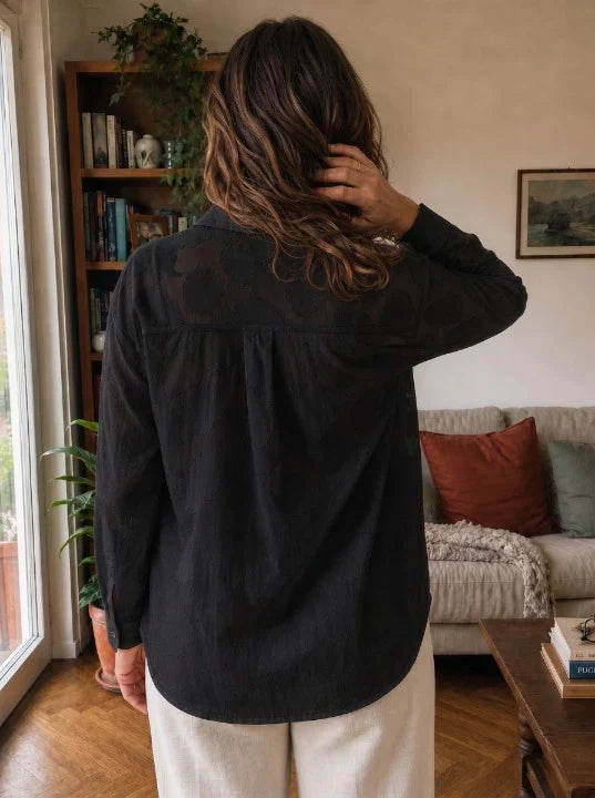Claribel - Leichtes, florales Longsleeve