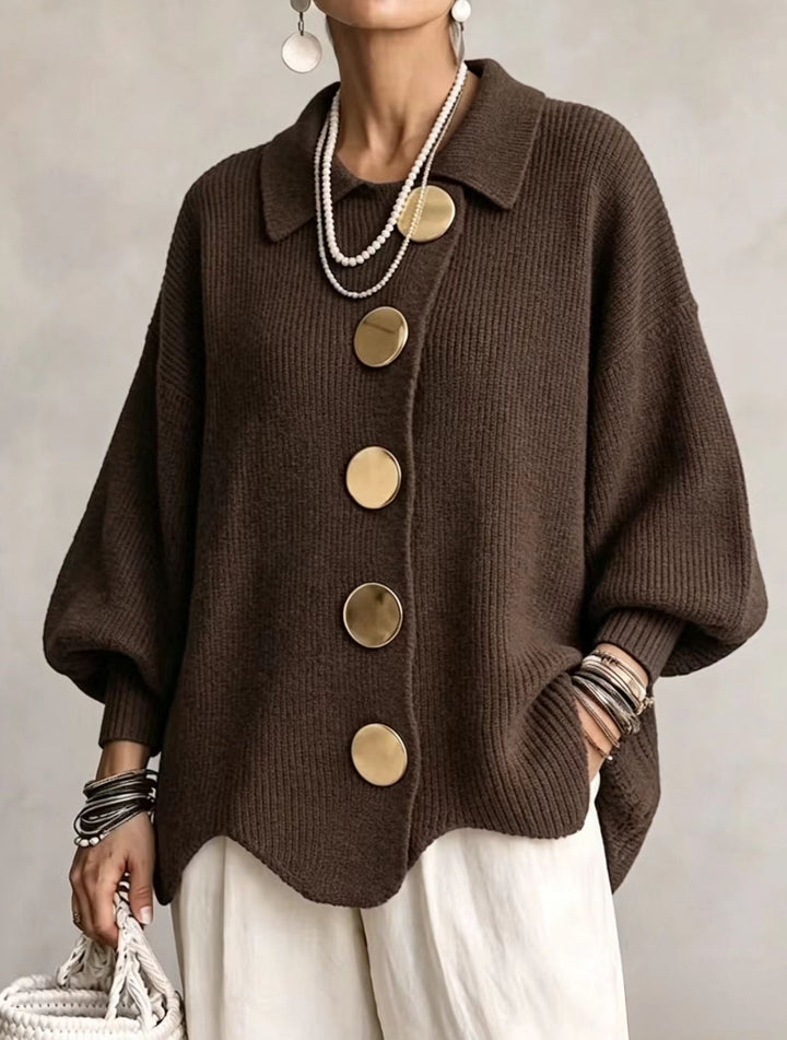 Kaelinae - schwerer Oversize-Cardigan