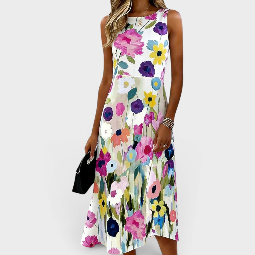 Illyria - Florales Softtouch-Midikleid