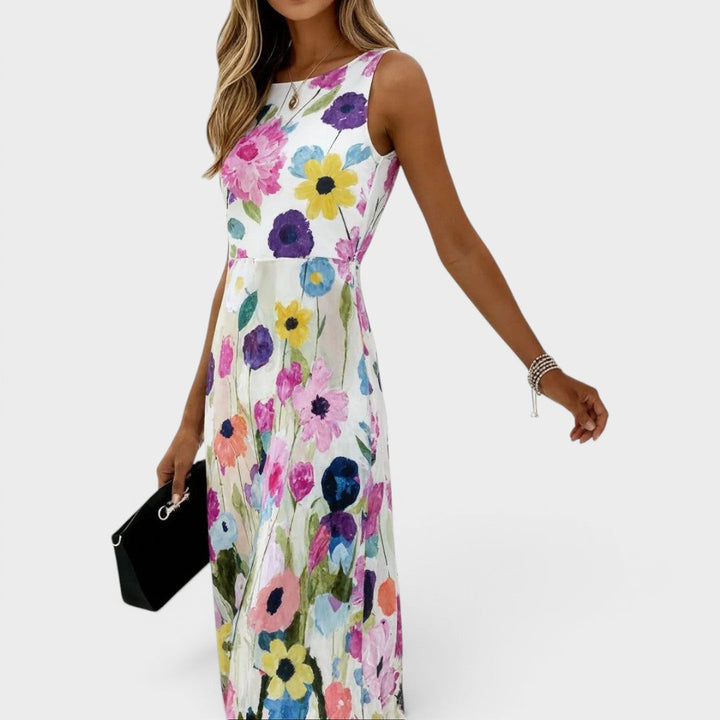 Illyria - Florales Softtouch-Midikleid