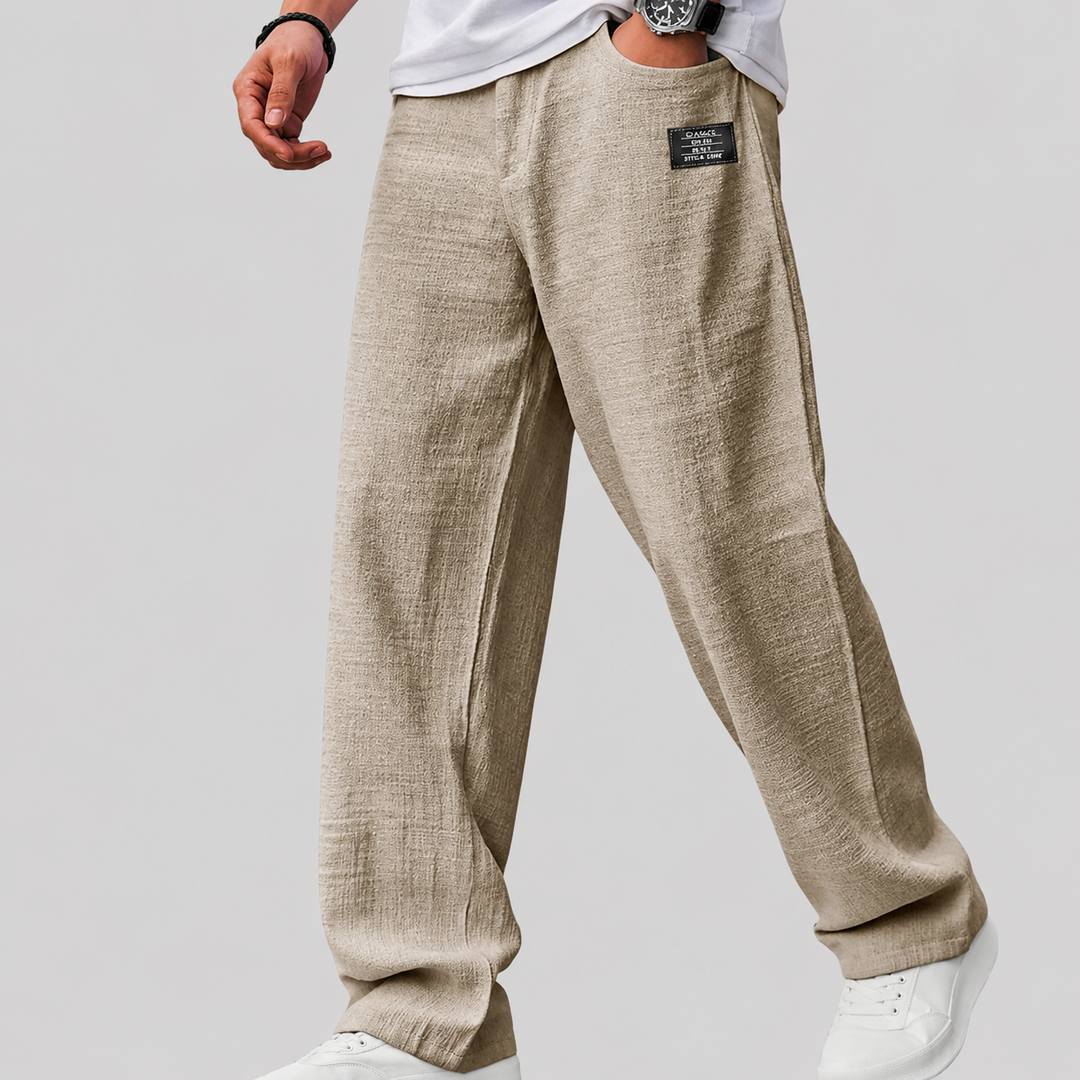 Ashwin - Relaxed Fit Leinenhose