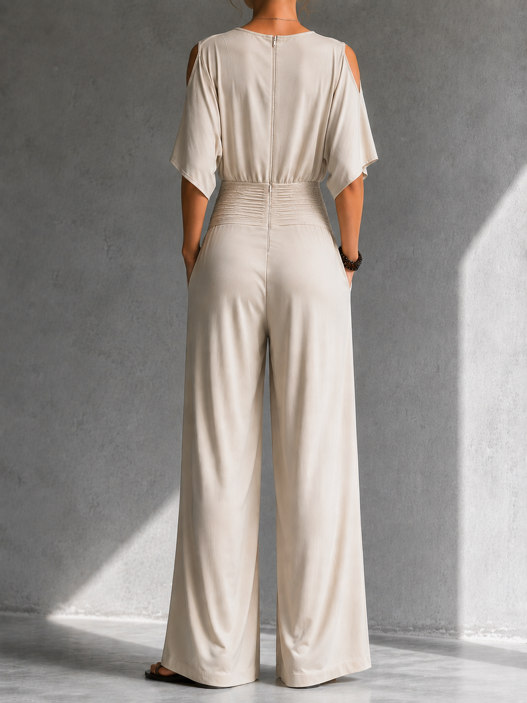 Odelisse - Softtouch-Wickel-Jumpsuit