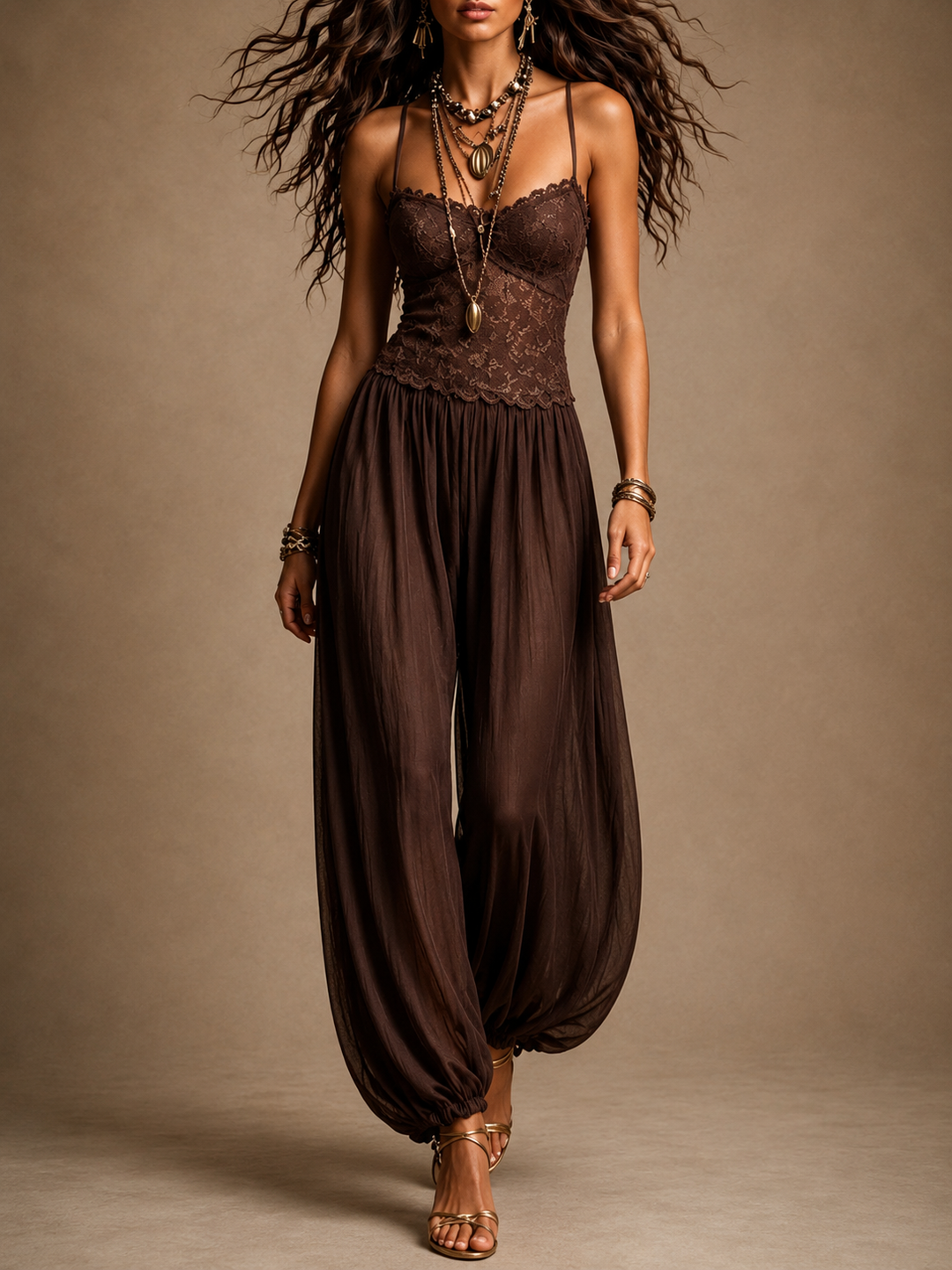 Caradine - Luftiger Harem-Jumpsuit