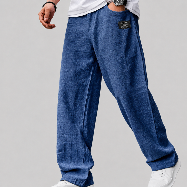 Ashwin - Relaxed Fit Leinenhose