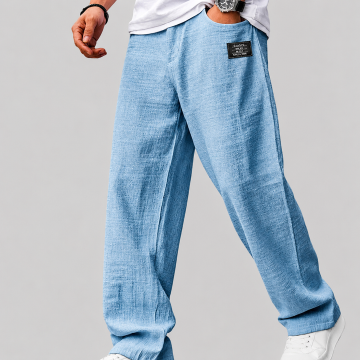 Ashwin - Relaxed Fit Leinenhose