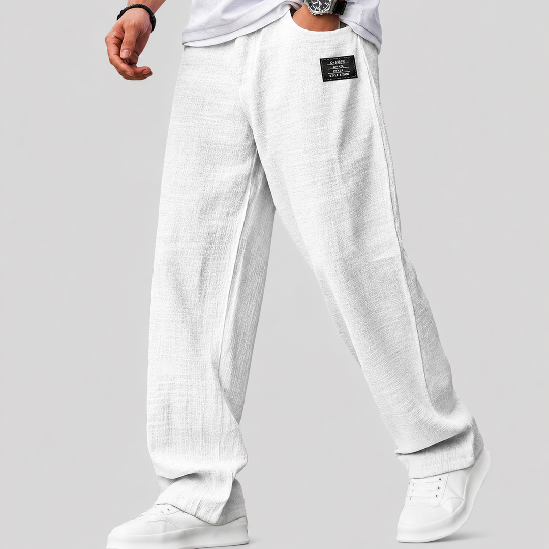 Ashwin - Relaxed Fit Leinenhose