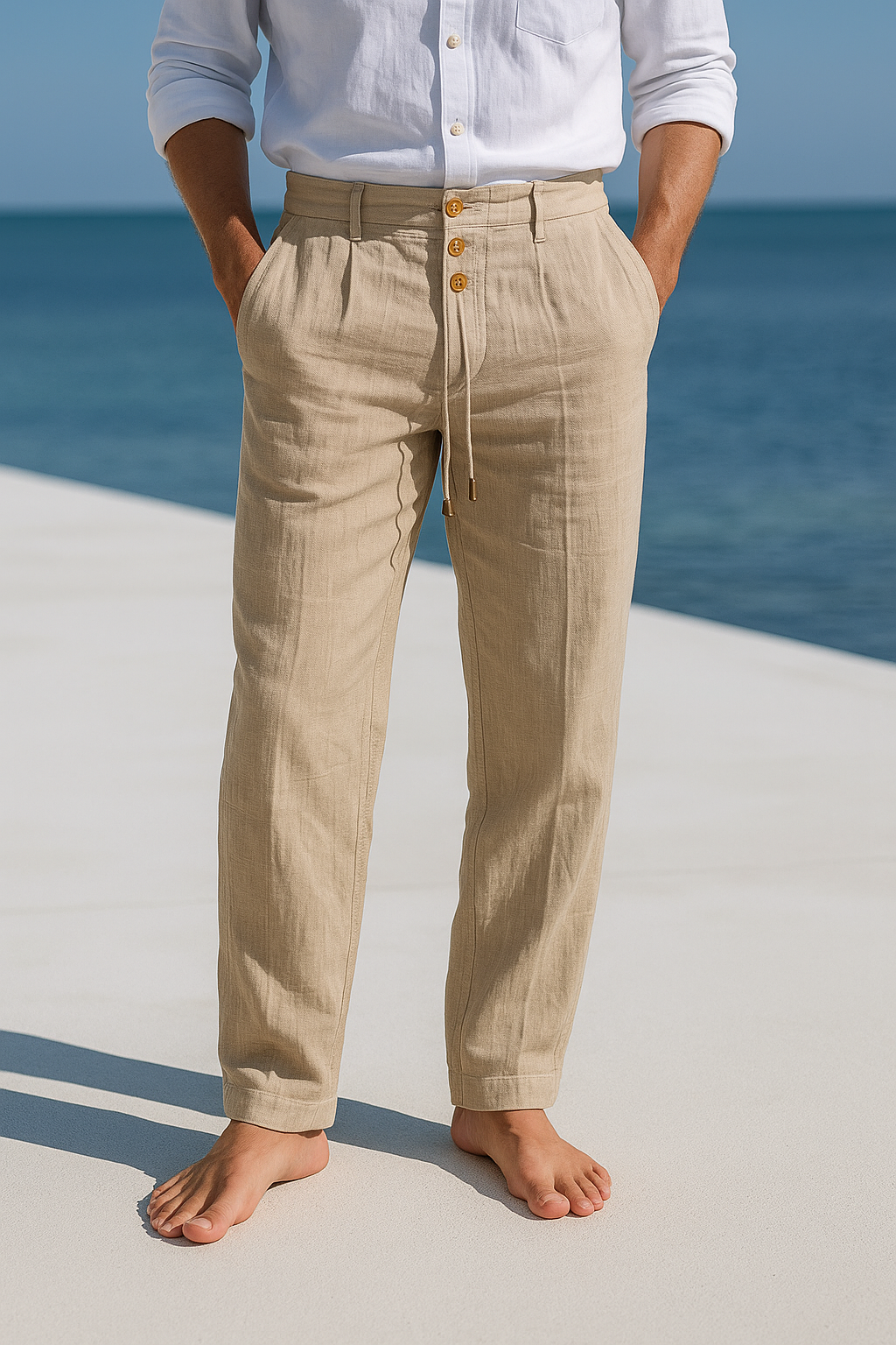 Kenneth - Leichte Leinenhose