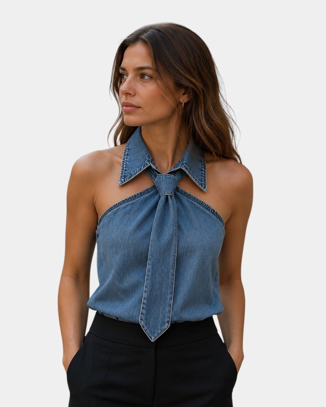 Piper - Elegante Neckholder-Bluse