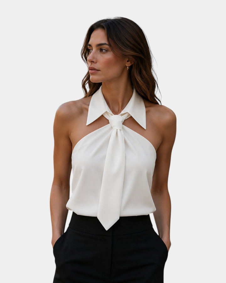 Piper - Elegante Neckholder-Bluse
