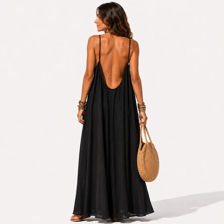 Melodie - Soft-Touch-Wickel-Midikleid mit V-Ausschnitt