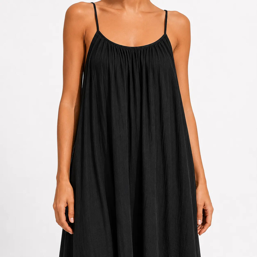 Melodie - Soft-Touch-Wickel-Midikleid mit V-Ausschnitt