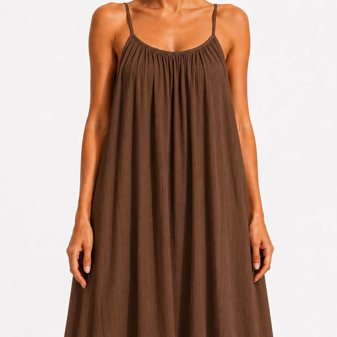 Melodie - Soft-Touch-Wickel-Midikleid mit V-Ausschnitt