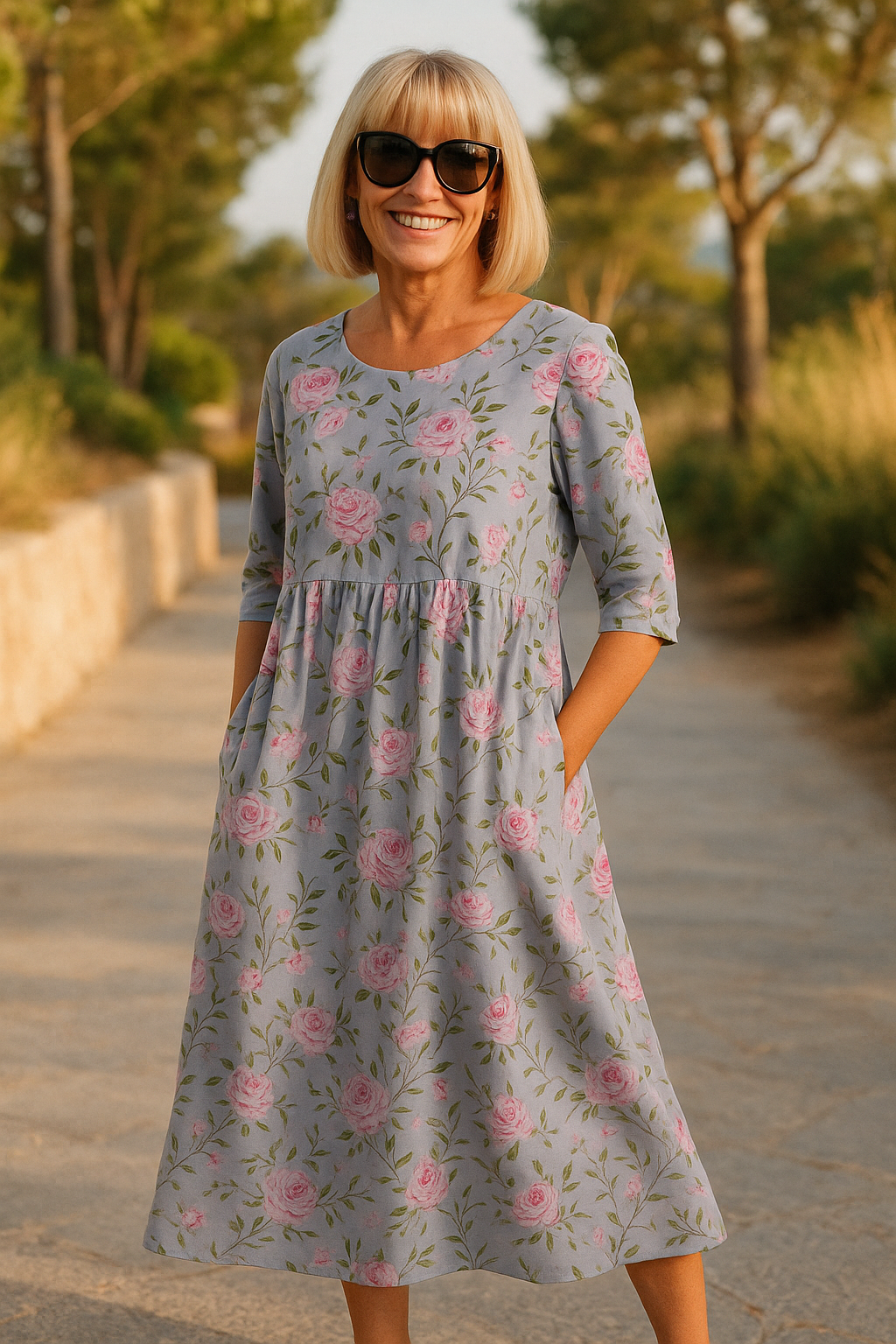 Cassandra - Weiches Maxikleid