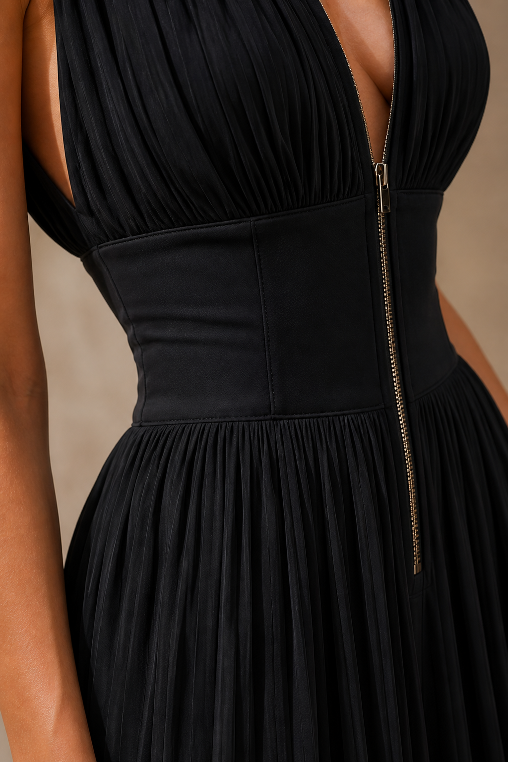Umberlynn - Raffinierter Plissee-Jumpsuit