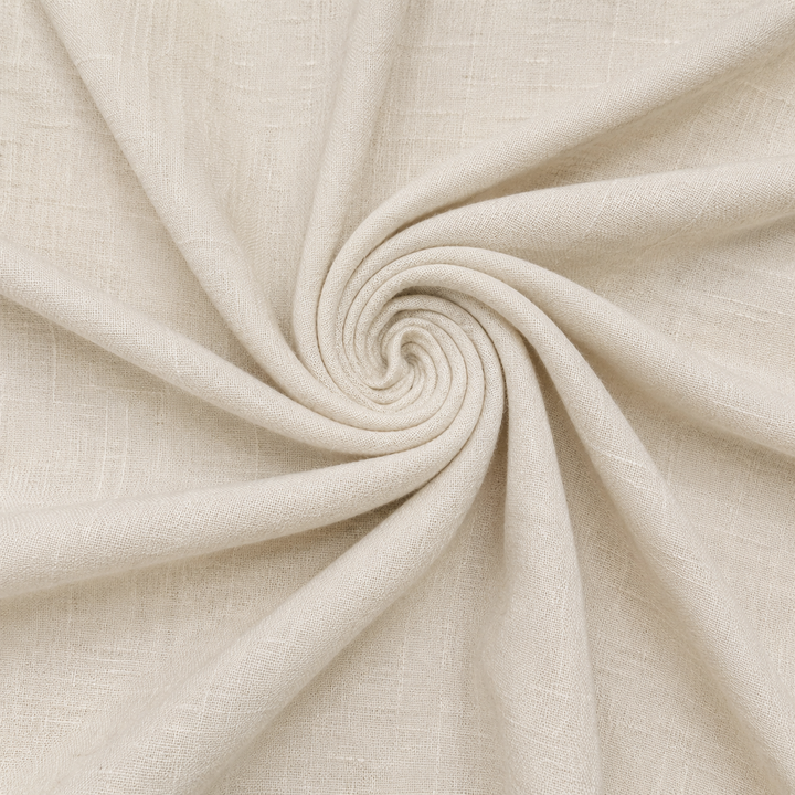 Aeloria - Hochwertiges Wickel-Midikleid aus Leinen