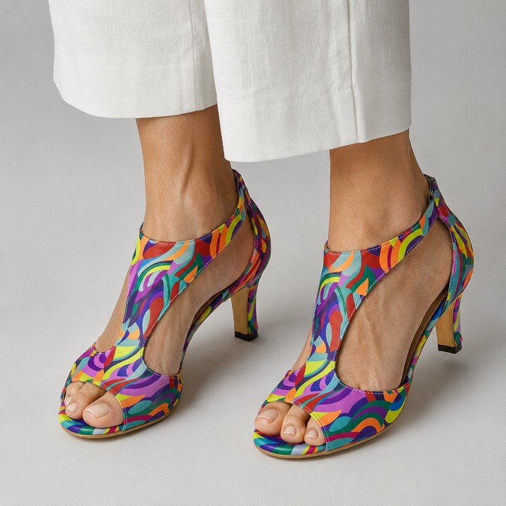 Corabelle - elegante T-Riemchen-Sandaletten