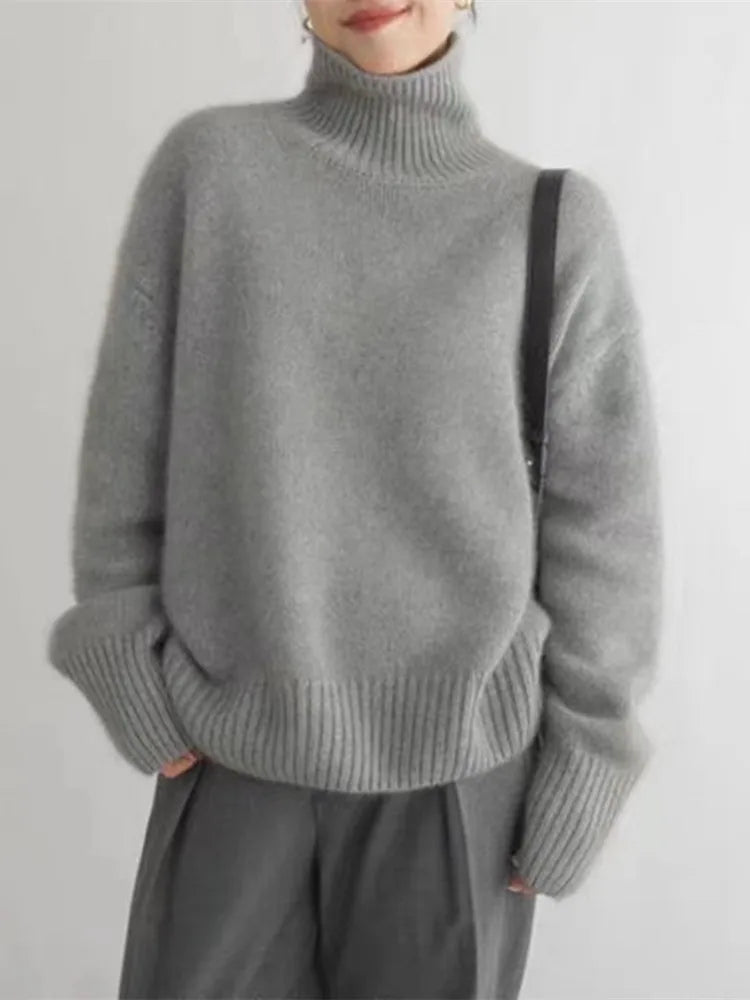 Acantha - Softtouch-Rollkragenpullover