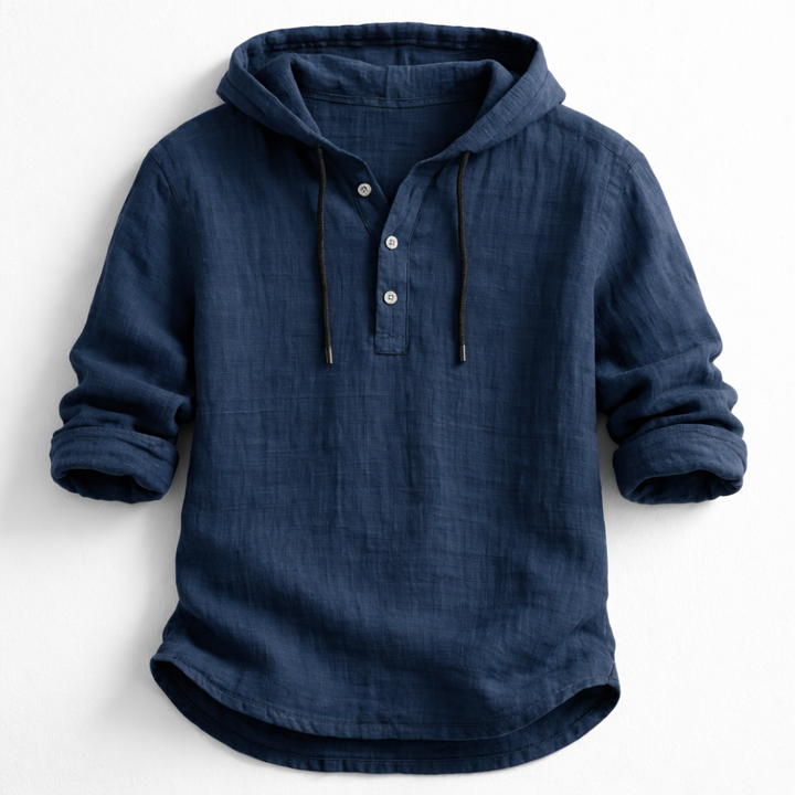 Alton - Atmungsaktiver Leinen-Hoodie