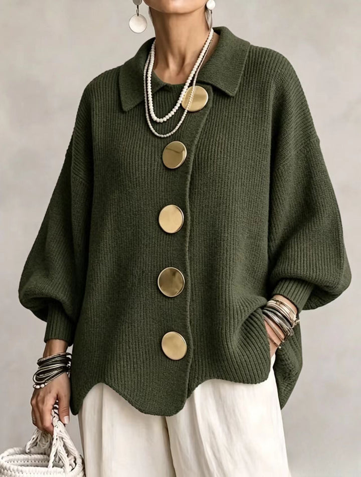 Kaelinae - schwerer Oversize-Cardigan